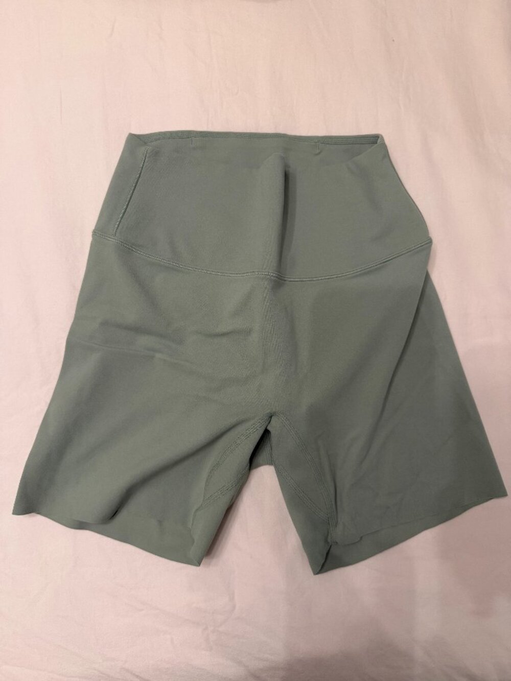 Green Dri-Fit Nike Yoga Shorts (Worn Once)